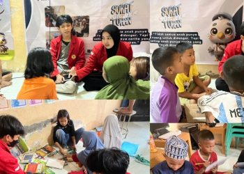 Tim Program Kreativitas Mahasiswa Pengabdian kepada Masyarakat (PKM-PM) Universitas Hasanuddin hadir di Komplek Kusta Jongaya, Makassar, Jumat (26/09). Foto: Dokumentasi pribadi