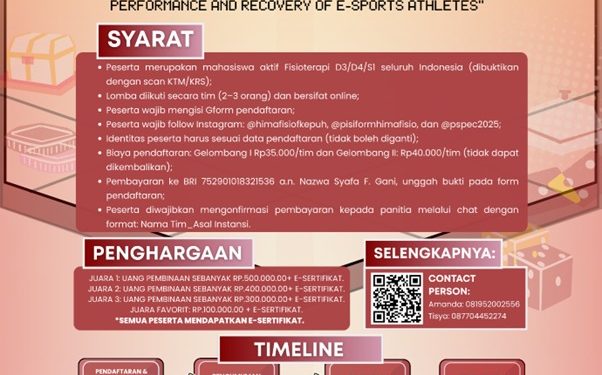 Pisiform Himafisio Unhas Buka Pendaftaran PSPEC 2025