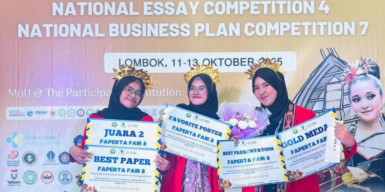 Tim Mahasiswa Agribisnis Unhas Sabet Tiga Penghargaan di Ajang Nasional Faperta Fair 