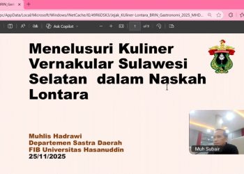 FIB Unhas Adakan FGD Bahas Jejak Kuliner Vernakular dalam Lontara