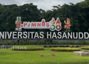 Danau Unhas jelang pelaksanaan Pimnas ke-38. Foto: IDENTITAS/Scy