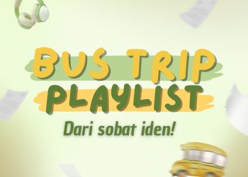 Bus Trip Playlist. Desain: IDENTITAS/An-Nisa Ramadhina Andini