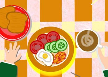 Jenis-jenis sarapan. Ilustrasi: IDENTITAS/ A Annida Mukaddas