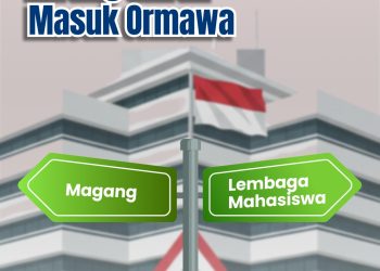 Mahasiswa Kurang Gairah Masuk Ormawa. Desain: Ismail Basri