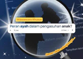 Peran ayah dalam pengasuhan anak. Desain: Aliyah Fadhilah