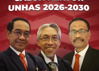 Infografis: Calon Rektor Unhas 2026-2030