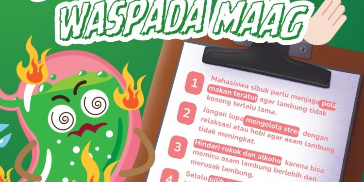 Infografis: Waspada Maag saat Kuliah