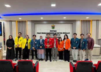 Finalist IMO Cabang muskuloskeletal di ruangan Aula Pusat Program Pendidikan Dokter Spesialis (PPPDS) FK Unhas, Sabtu (6/12) Foto: Dokumentasi Pribadi