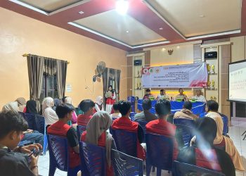 Kegiatan Seminar Proker KKN-T Gelombang 115 Polewali di Desa Polewali, Sidrap, Selasa (07/01). Foto: Dokumentasi Pribadi.